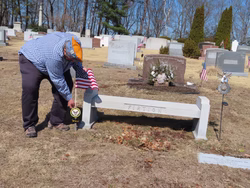 James-A-Adams-US-Navy-WW-II---Pine-Hill-Cemetery-Westfield-MA-2022-March-16